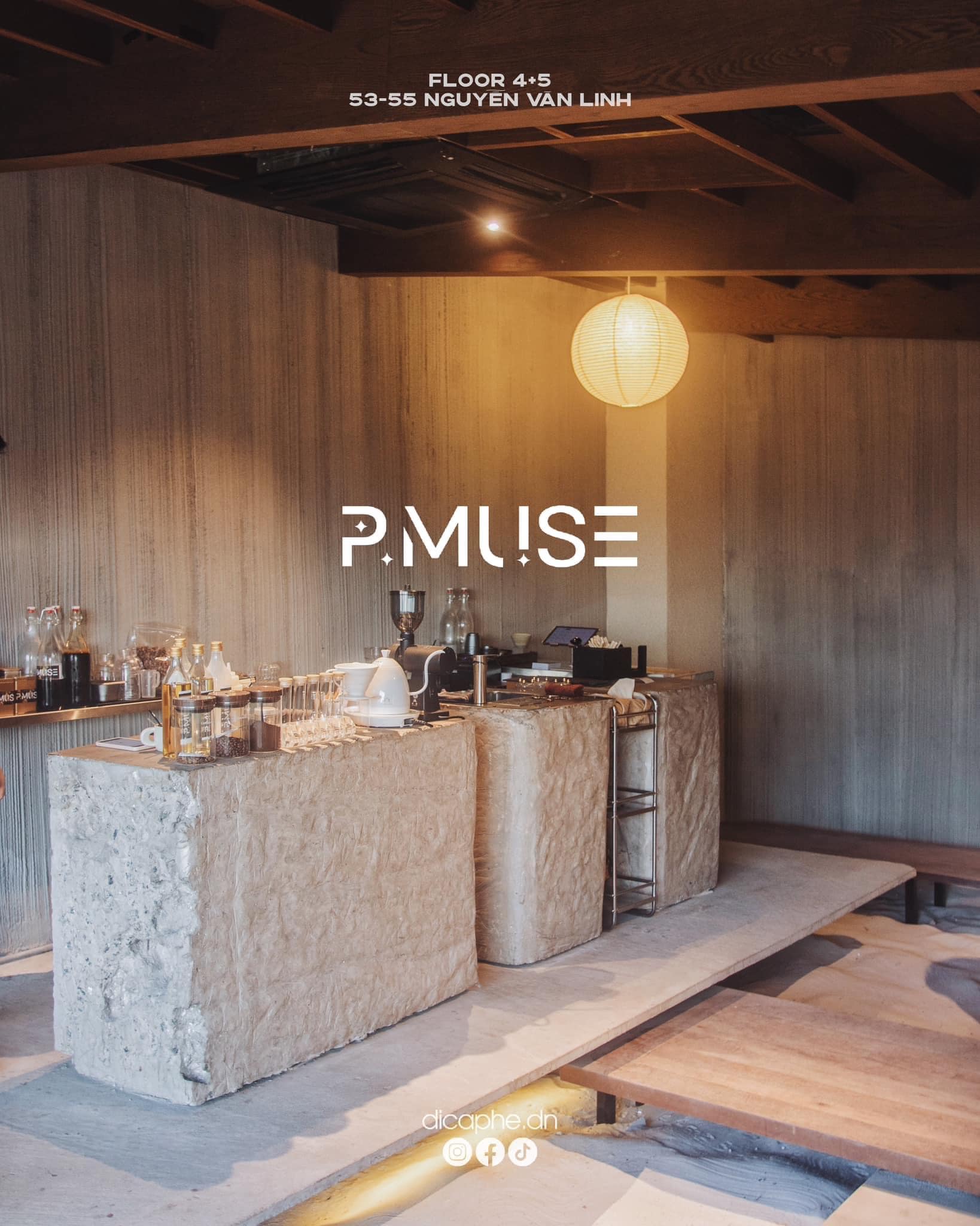 P.Muse sở hữu không gian đầy tính nghệ thuật.